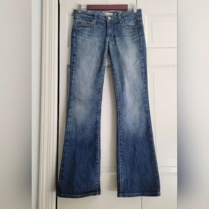 PAIGE Low Rise‎ Full Length Boot Cut Jeans Size 27